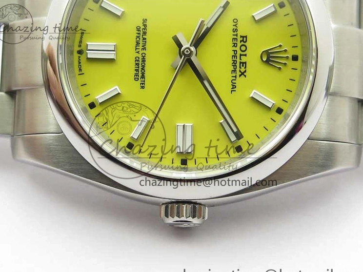 MiroTime 0411 Fashionable Oyster Perpetual 126000 36mm KRF 1:1 Best Edition 904L Steel Yellow Dial A 2729